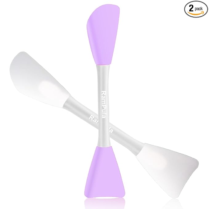 Rampula Jelly Brush For Face Mask, Silicone Facial Mud Mask Brush, Hairless Body Lotion And Butter Applicator, Clay Face Mask Brush, Great Facial Essentials, Moisturizer Applicator & Skincare Brushes