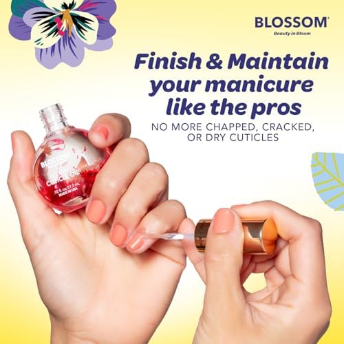 Blossom Cuticle Oil for Nails, Infused with Real Flowers, Lily, 0.5 fl. oz - Image 5