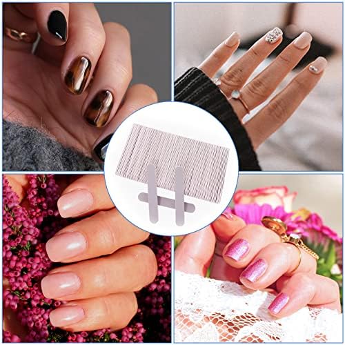 Mini Nail Files Bulk (100 Pcs), Double Sided Emery Board Nail File for Nature Nails, Manicure Tool Set Disposable Colorful Nail File for Home Salon Use Travel Size Men Women Kids Wood Board - Image 6