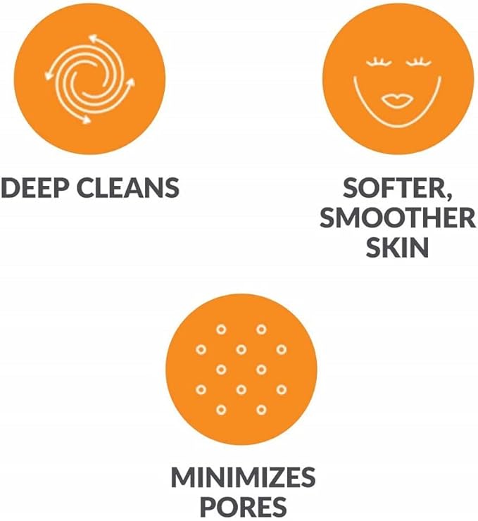 Brush Head Replacements Compatible with Clarisonic Mia 1, Mia 2, Mia Fit, Alpha Fit, Smart Profile Uplift and Alpha Fit, Deep Pore, 4 Pack