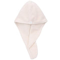 Microfiber Hair Drying Wrap Towel for Women Turban Fast Dry White
