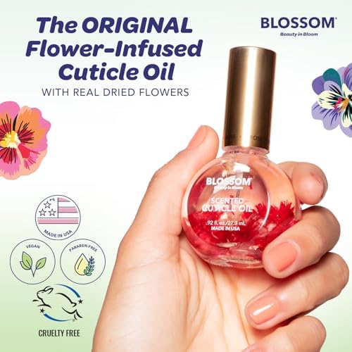 Blossom Cuticle Oil for Nails, Hydrating, Moisturizing, Jasmine, 0.5 fl. oz - Image 3