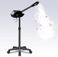 Professional Facial Steamer on Wheels,Gold Ozone Steamer for Face with 30-Minutes Timer,Spa Face Steamer for Deep Facial Cleansing (FS -001, 24-Balck)