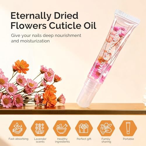 MelodySusie 10ml Cuticle Oil for Nails Lavender 0.3 Fl.Oz - Image 2