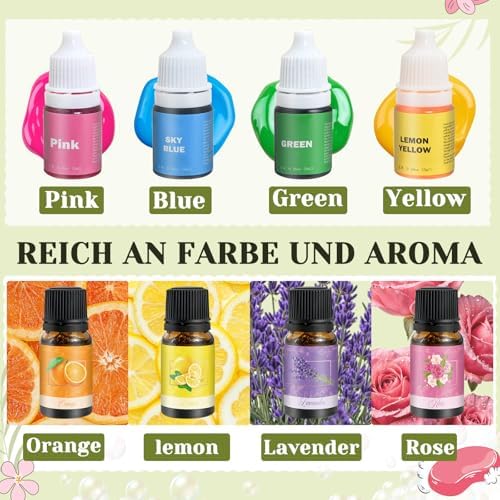 JUYRLE Bath Bomb Making Kit- 23Pcs DIY Bath Bombs for Women, Make Your Own SPA Products, Soap Making Kit with Stainless Steel Molds, Bath Foam, Bath & Bathing Shower Accessories Gifts for Girls Women - Image 5
