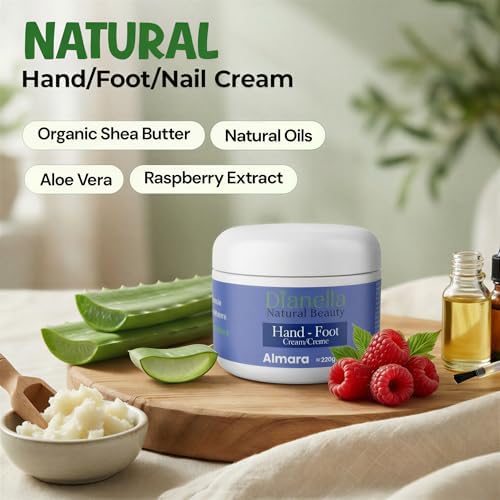 Natural Foot, Nail & Hand Cream - Skin Care & Nourishing Formula Rich Hydration with Tea Tree - Daily Repair Cream for Men & Women, Softens, Protects & Restores Skin 8oz - Image 3