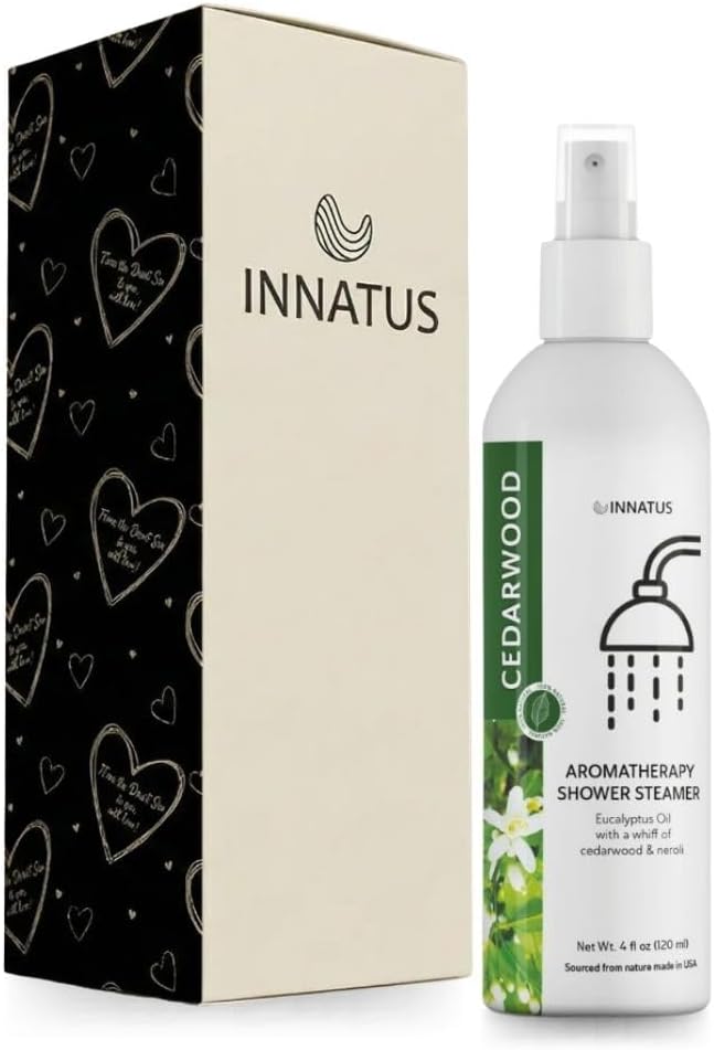 Soothing Shower Spray – 4oz Aromatherapy Shower Steamer Mist for a Spa-Like Experience – Elevates Your Shower – All-Natural Essential Oils (Cedar)