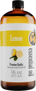 Natures-Star - Lemon Essential Oil 16 oz for Cleaning, Diffuser, Humidifier & Aromatherapy Body Massage – Oil for Skin, Home Candle Making & Lemon Fragrance Scent