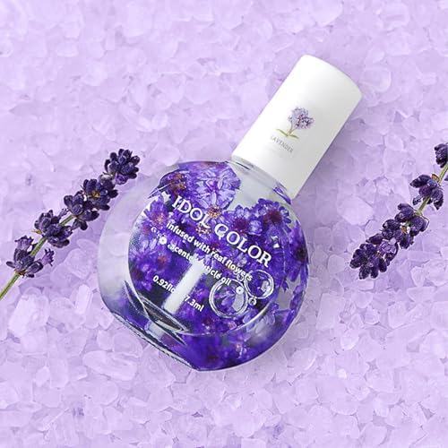 Flowery Scented Cuticle Oil, Infused with Real Flowers, Cuticle Revitalize Oil, Cuticle Remover - Cuticle Softener (0.92 fl.oz, LAVENDER) - Image 2