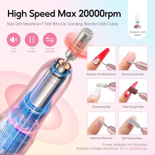 COSCELIA Acrylic Nail Kit for Beginners with Everything Drill and Light - Image 2
