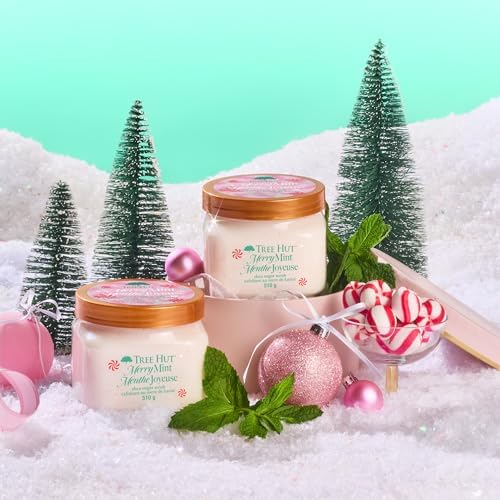 Tree Hut Merry Mint Body Scrub, Exfoliating Sugar Scrub, Vegan, 18 Ounce (Pack of 12) - Image 5