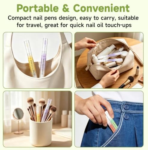 16PCS Cuticle Oil Pens, Nail Cuticle Pen Set, Conditioning Moisturize Care - Image 6