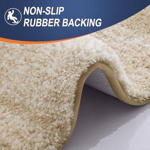 OLANLY Bathroom Rugs Mat 30x20, Extra Soft Absorbent Microfiber Bath Rugs - Image 5