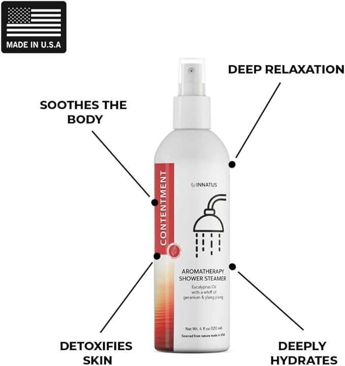 Soothing Eucalyptus Shower Spray – 4oz Aromatherapy Shower Steamer Mist for a Spa-Like Experience – Relieves Stress & Elevates Your Shower – All-Natural Essential Oils (Ylang Ylang)