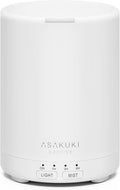 ASAKUKI Essential Oil Diffuser for Home, 300 ml Humidifier with Automatic Shut-Off, Quiet Aromatherapy Diffuser with 7 LED Lights for Living Room, Kitchen, Bedroom, Hotel, Gift for Mom - Pure White
