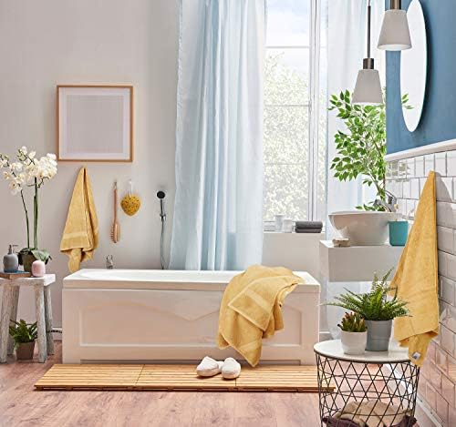 Utopia Towels 8 Piece Luxury Towel Set – Majestic Plush, Super Absorbent & Quicker-to-Dry, Thick 100% Ring Spun Cotton Towels for Bathroom, Spa & Hotel – 2 Bath, 2 Hand, 4 Washcloths, Champagne - Image 4