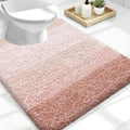 OLANLY Luxury Toilet Rugs U-Shaped 24x20, Soft Absorbent Microfiber Mat by OLANLY
