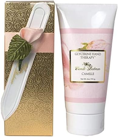 Camille Beckman Manicure Gift Set, Camille Hand Therapy & Crystal Nail File - Image 2