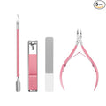 Nail Clippers Set Women Manicure Kit Nail Cuticle Kit with Nail Clippers Nail Cuticle Trimmer Pusher Glass Nail File Nail and Cuticle Care Kit Travel Nail Set Manicure Tools Cuticle Set Gift for Women