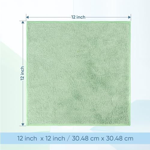HOMEXCEL Washcloths 24PK, Ultra Soft&Highly Absorbent Face Towels, 12X12 in - Image 5