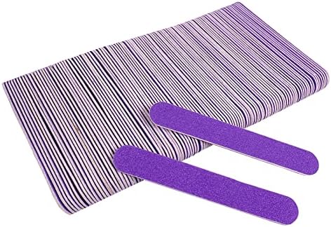 Mini Nail Files Bulk (100 Pcs), Double Sided Emery Board Nail File for Nature Nails, Manicure Tool Set Disposable Colorful Nail File for Home Salon Use Travel Size Men Women Kids Wood Board - Image 7
