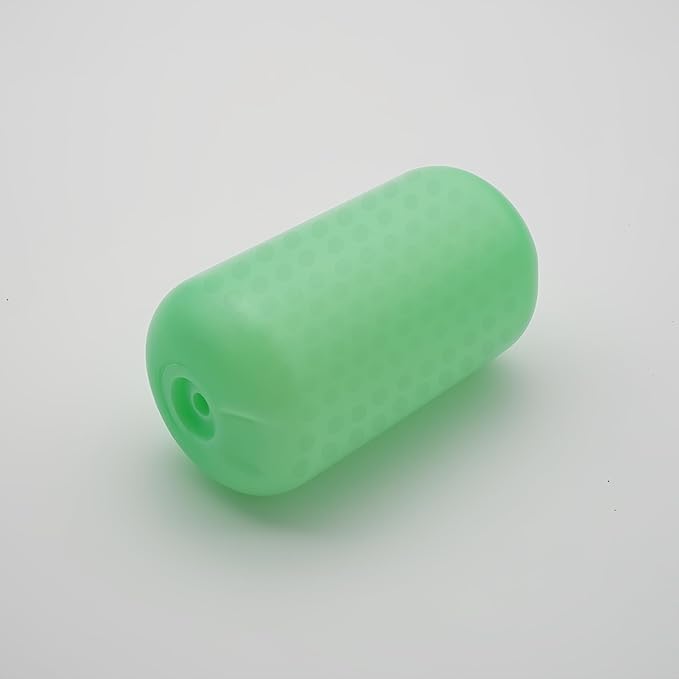 Chikoni 3 in 1 Ficial Face Ice Jade Roller and Gua Sha Tool, 100% Natural Real Jade Anti-Wrinkle Face Eye Neck Massager Tool, Reduce Wrinkles, Puffiness, Migraine, Redness, Pain and Injury (Blue)