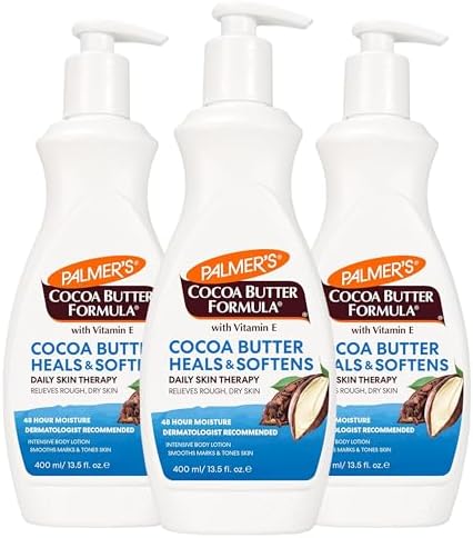 Palmer's Cocoa Butter Body Lotion with Vitamin E (13.5 Fl Oz - Pack of 3) by Palmers