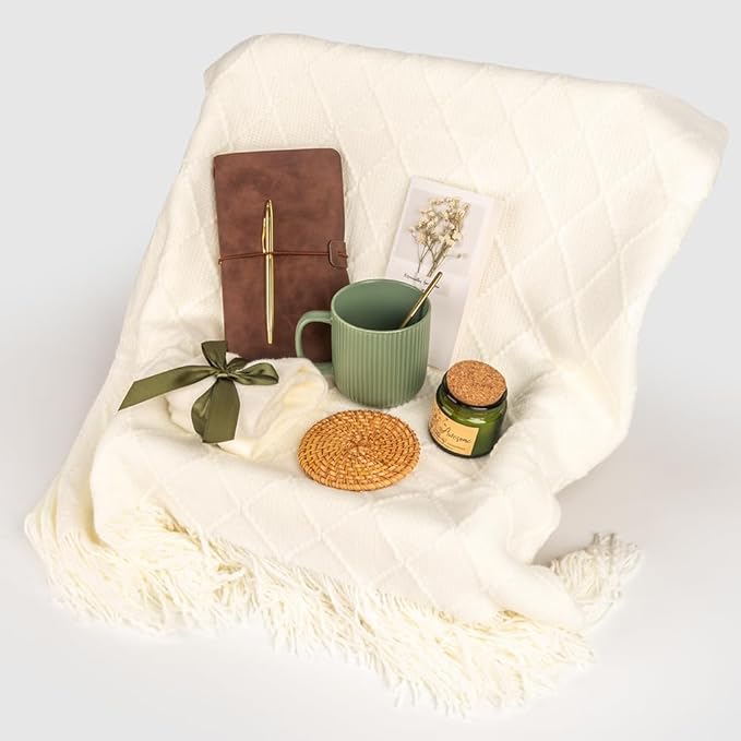 Anforsun Birthday Gifts for Women Self Care Gifts Get Well Soon Gifts, Care Package Gifts Basket for Women Mom Her Best Friends Sister Wife Girlfriend, Coworker
