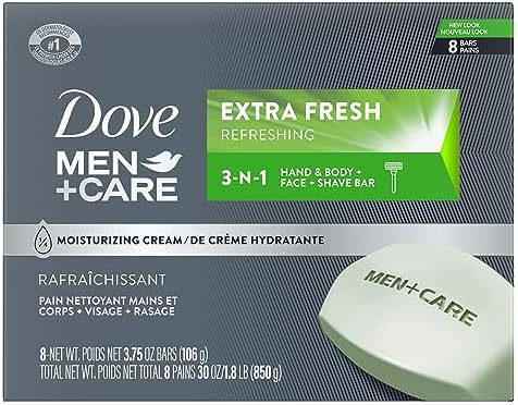 DOVE MEN + CARE 3 in Cleanser for Body, Face, and Shaving 1 Bar 3.75 oz by Unknown
