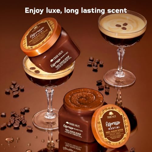 Tree Hut Espresso Martini Body Scrub, Exfoliating Sugar Scrub, Vegan, 18 Oz - Image 3