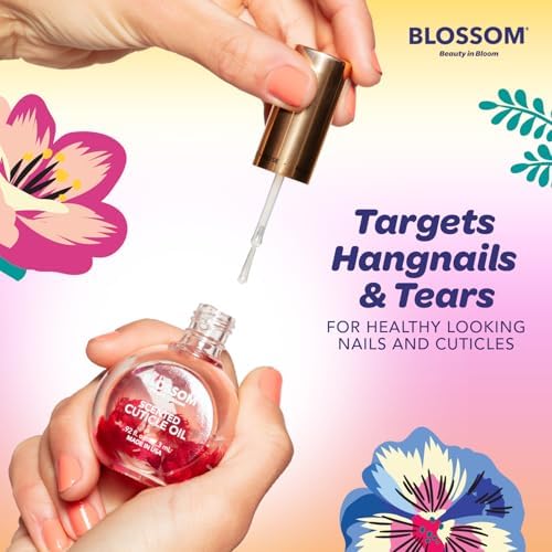 Blossom Cuticle Oil for Nails, Scented Nail Oil Cuticle Care, 0.5 fl. oz - Image 4