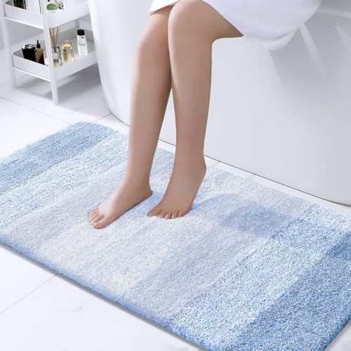 OLANLY Bathroom Runner Rug 44x24, Extra Soft Absorbent Microfiber Bath Rugs by OLANLY
