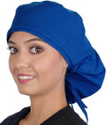 Sparkling EARTH Big Hair Ponytail Classic Surgical Style Scrub Working Cap - Made in The USA!!!