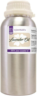 GreenHealth Lavender Essential Oil – 16 fl oz (473 ml) – 100% Pure & Uncut – Aluminum Bottle – Bulk Lavender Oil for Diffuser, Aromatherapy, Candles, Soap & DIY