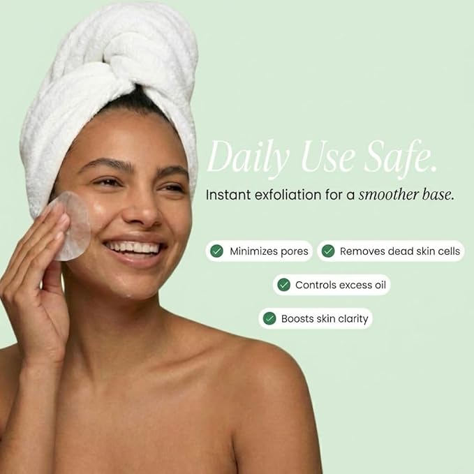 QUIA Toner Pads – AHA/BHA Dual-Action Exfoliate and Hydrate All in One – Soothing Formula for Sensitive Skin – Reduces Blackheads and Blemishes- 70 Gentle Textured Pads – Korean Skincare