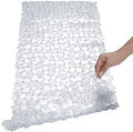 Pebble Shower Mat for Bathtub Non Slip Mat 35"X16" with Suction Cups,Clear by HOME