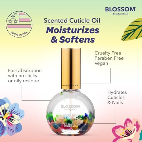 Blossom Cuticle Oil for Nails, Scented Nail Oil Cuticle Care, 0.92 fl. oz - Image 6