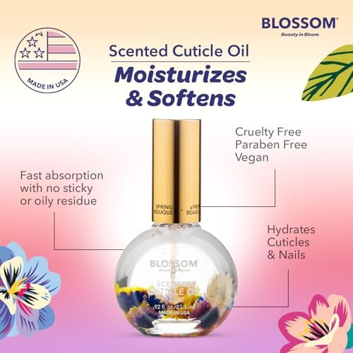Blossom Cuticle Oil for Nails, Scented Nail Oil Cuticle Care, 0.92 fl. oz - Image 6