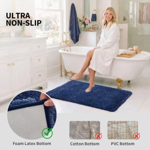 ILANGO Bathroom Rugs 48" × 24", Extra Soft Absorbent Microfiber Bath Rugs - Image 6