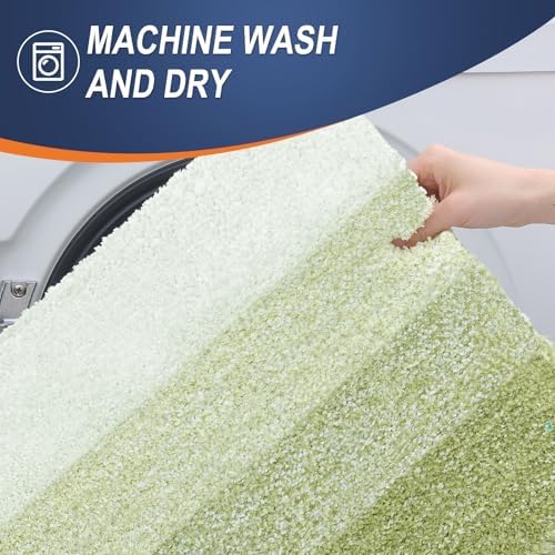 OLANLY Large Bathroom Rugs 44x32, Extra Soft Absorbent Microfiber Bath Rugs - Image 6
