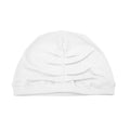 Betty Dain Stretch Terry Cloth Turban, Soft, Stretch Terry Fabric, Fun, Modern Turban Style, for Hair Loss Due to Chemotherapy, Alopecia, Keeps Head Warm, Not Bulky or Heavy, White