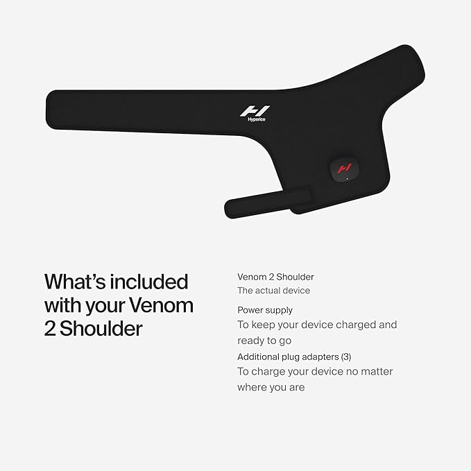Hyperice Venom 2 - Advanced Heat + Vibration Wrap (Left Shoulder)
