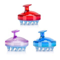 INVODA 3PCS Scalp Massager Shampoo Brush Soft Silicone Bristles for Dandruff Removal & Hair Growth, Waterproof Wet/Dry Use, Men, Women & Pets