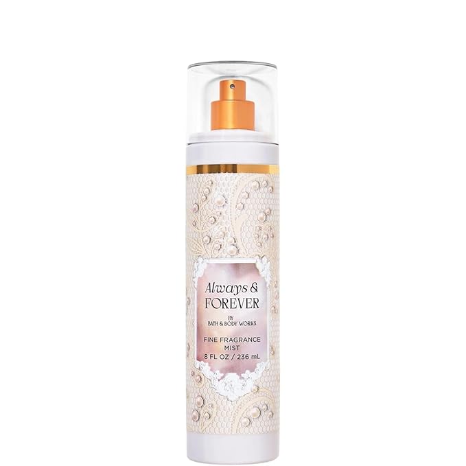 Bath and Body Works Fine Body Fragrance Mist 8 Fluid Ounce (Always & Forever)