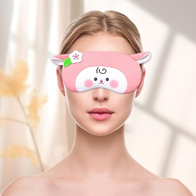 PERFECTSIGHT Cute Sleep Eye Masks (Pink Sheep)