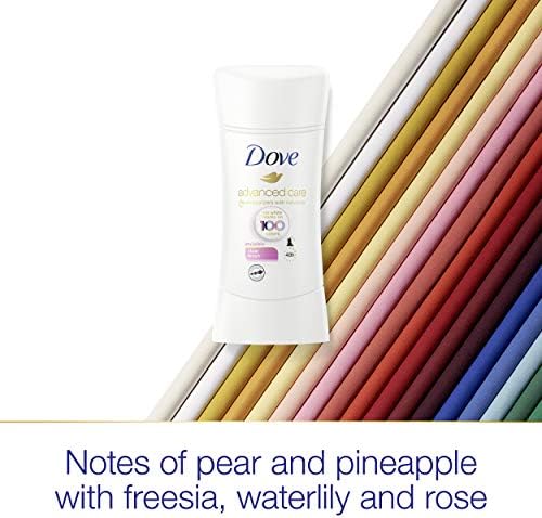 Dove Advanced Care Invisible Antiperspirant Deodorant Stick No White Marks on 100 Colors Clear Finish 48-Hour Sweat and Odor Protecting Deodorant for Women 2.6 oz (Pack of 2) - Image 6