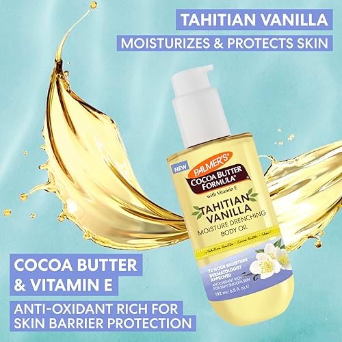 Palmer's Tahitian Vanilla Body Oil, Cocoa Butter Formula, 6.5 Fl Oz (Pack of 12) - Image 6