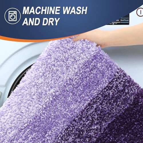 OLANLY Large Bathroom Rugs 60x40, Extra Soft Absorbent Microfiber Bath Rugs - Image 6