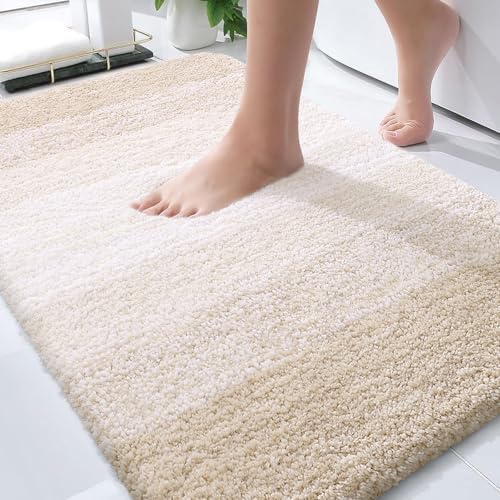 OLANLY Bathroom Rugs Mat 30x20, Extra Soft Absorbent Microfiber Bath Rugs by OLANLY