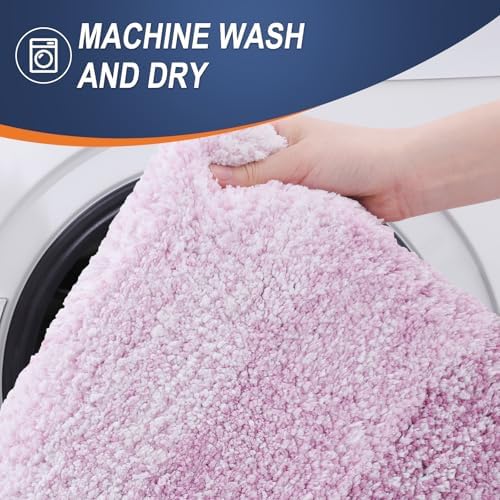 OLANLY Large Bathroom Rugs 44x32, Extra Soft Absorbent Microfiber Bath Rugs - Image 6